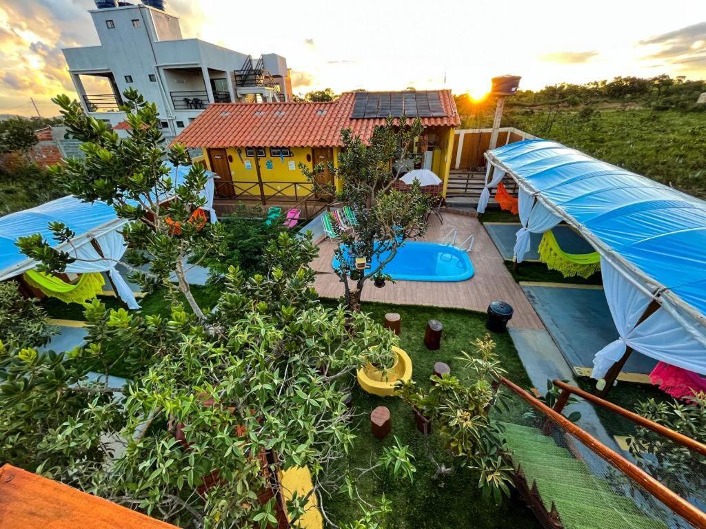 Camping Reino De Andalasia Alto Paraíso de Goiás Extérieur photo